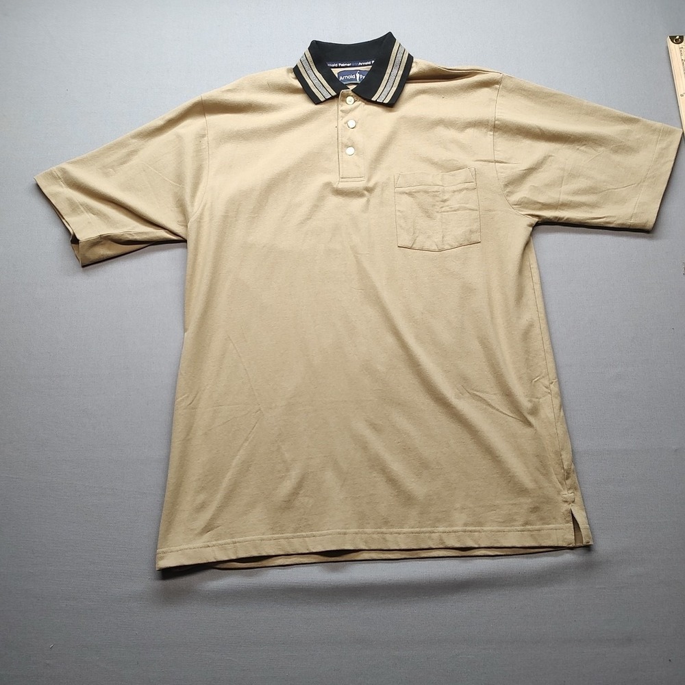Arnold Palmer Men's Brown Golf Polo‎ Size Medium